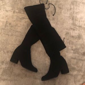 Stuart Weitzman Black Thigh High Boots